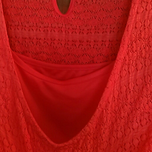 Maternity Lace 2-Layer Top - Picture 3 of 4